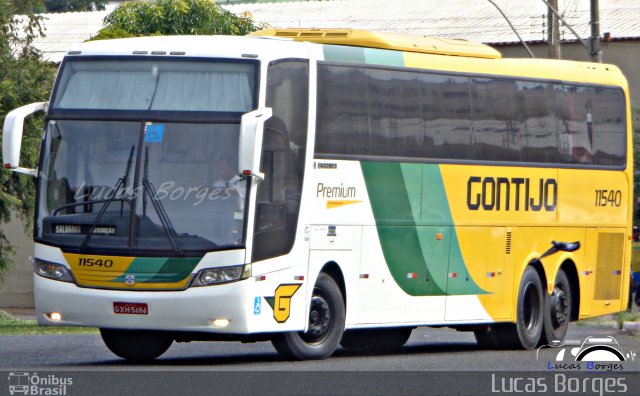 Empresa Gontijo de Transportes 11540 na cidade de Araxá, Minas Gerais, Brasil, por Lucas Borges . ID da foto: 2516058.