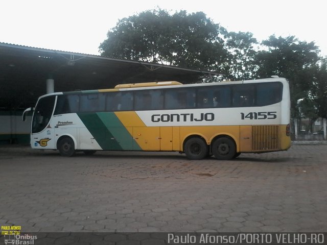 Empresa Gontijo de Transportes 14155 na cidade de Porto Velho, Rondônia, Brasil, por Afonso de Sousa. Número da foto: #2517392.