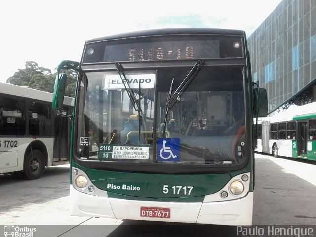 Via Sul Transportes Urbanos 5 1717 na cidade de , por Paulo Henrique. Número da foto: #2516536.