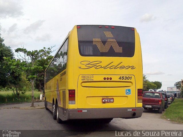 Viação Itapemirim 45301 na cidade de Campos dos Goytacazes, Rio de Janeiro, Brasil, por Lucas de Souza Pereira. ID da foto: 2517537.