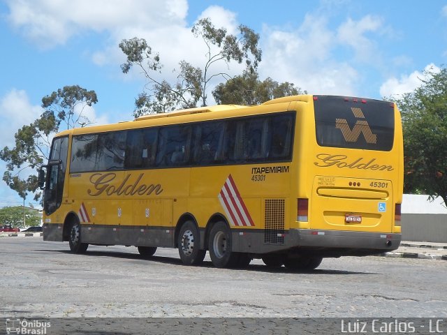 Viação Itapemirim 45301 na cidade de Caruaru, Pernambuco, Brasil, por Luiz Carlos de Santana. ID da foto: 2518563.