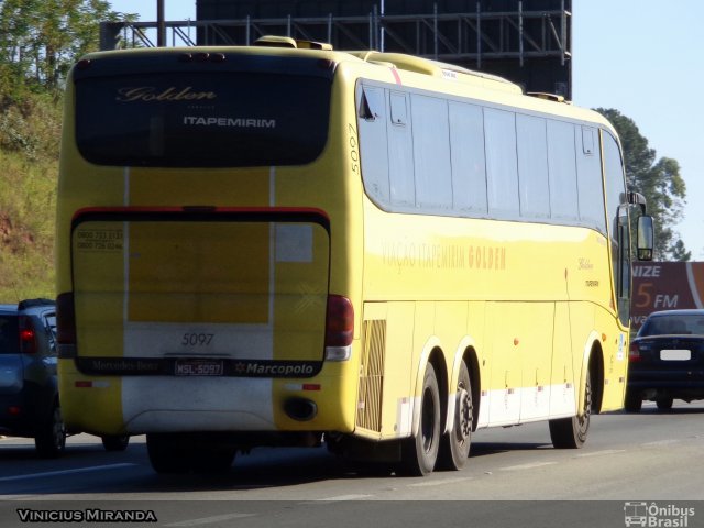 Viação Itapemirim 5097 na cidade de Jacareí, São Paulo, Brasil, por Vinicius Miranda. Número da foto: #2518428.