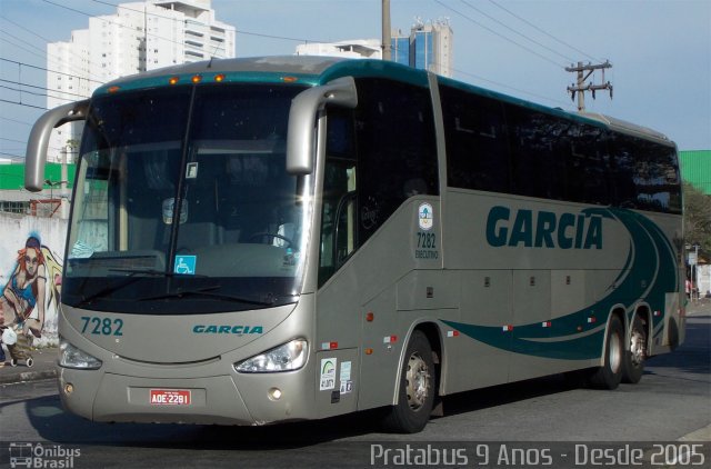 Viação Garcia 7282 na cidade de São Paulo, São Paulo, Brasil, por Cristiano Soares da Silva. ID da foto: 2519341.