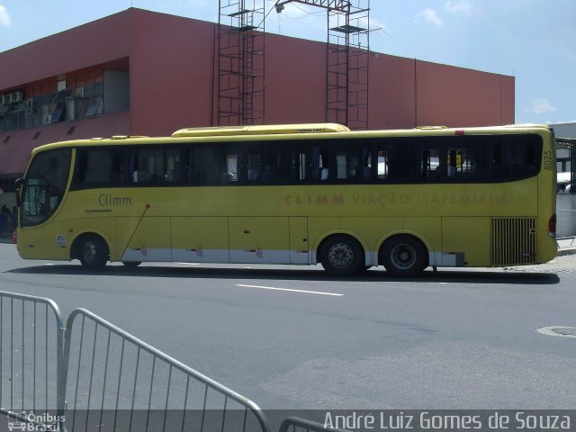 Viação Itapemirim 8025 na cidade de Rio de Janeiro, Rio de Janeiro, Brasil, por André Luiz Gomes de Souza. ID da foto: 2521190.