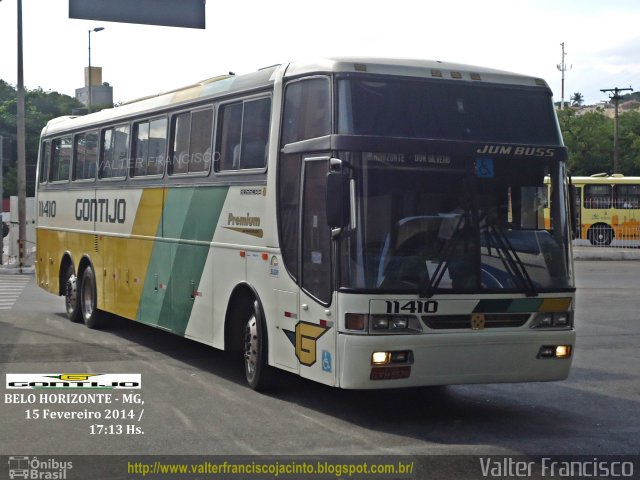 Empresa Gontijo de Transportes 11410 na cidade de Belo Horizonte, Minas Gerais, Brasil, por Valter Francisco. Número da foto: #2521375.