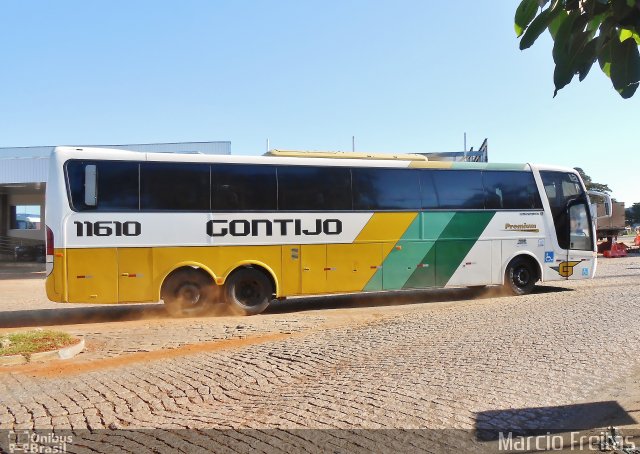 Empresa Gontijo de Transportes 11610 na cidade de Ribeirão Preto, São Paulo, Brasil, por Marcio Freitas. ID da foto: 2520636.