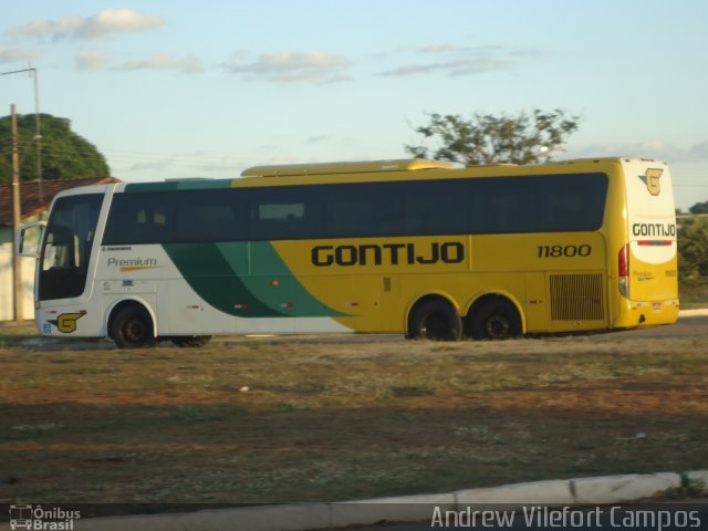 Empresa Gontijo de Transportes 11800 na cidade de Pirapora, Minas Gerais, Brasil, por Andrew Campos. ID da foto: 2521284.