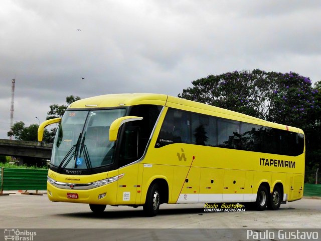 Viação Itapemirim 60523 na cidade de Curitiba, Paraná, Brasil, por Paulo Gustavo. Número da foto: #2521522.