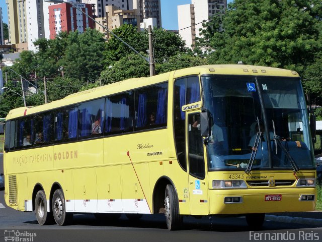 Viação Itapemirim 45345 na cidade de Ribeirão Preto, São Paulo, Brasil, por Fernando Reis. Número da foto: #2521671.