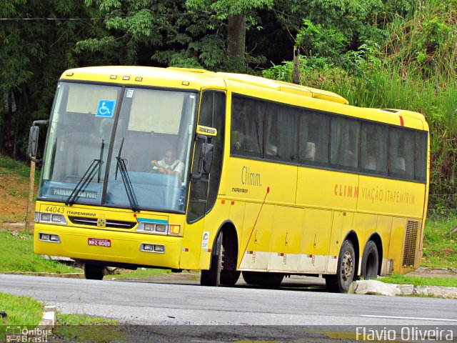 Viação Itapemirim 44043 na cidade de Paraíba do Sul, Rio de Janeiro, Brasil, por Flávio Oliveira. ID da foto: 2522858.