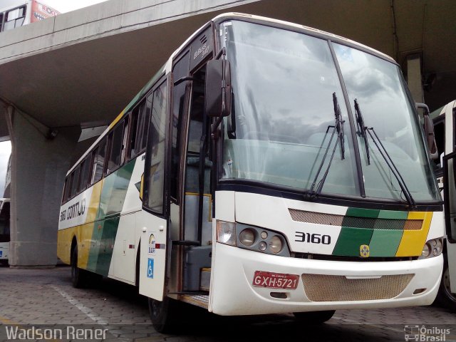 Empresa Gontijo de Transportes 3160 na cidade de Belo Horizonte, Minas Gerais, Brasil, por Wadson Rener. ID da foto: 2521808.