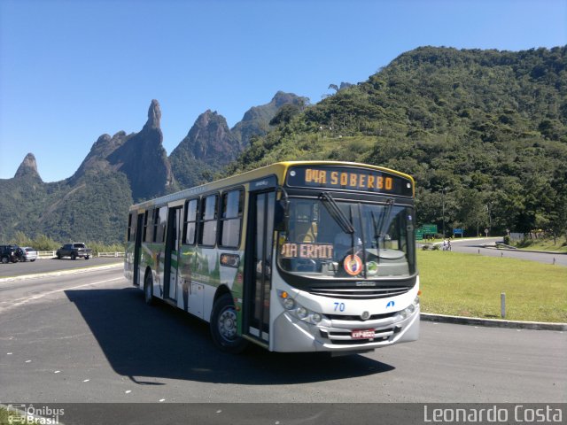 Viação Dedo de Deus 70 na cidade de Teresópolis, Rio de Janeiro, Brasil, por Leonardo Costa. ID da foto: 2523145.