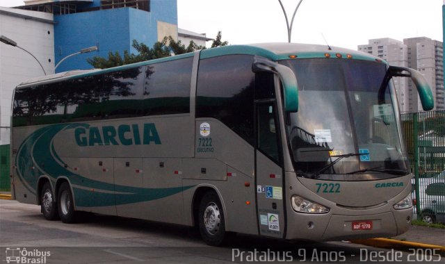 Viação Garcia 7222 na cidade de São Paulo, São Paulo, Brasil, por Cristiano Soares da Silva. Número da foto: #2523912.