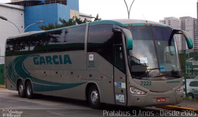 Viação Garcia 7222 na cidade de São Paulo, São Paulo, Brasil, por Cristiano Soares da Silva. ID da foto: 2523912.