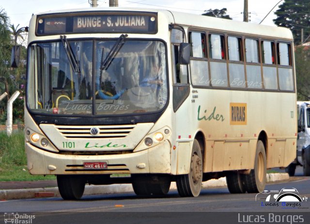 Empresa de Transportes Lider 1101 na cidade de Araxá, Minas Gerais, Brasil, por Lucas Borges . ID da foto: 2523306.