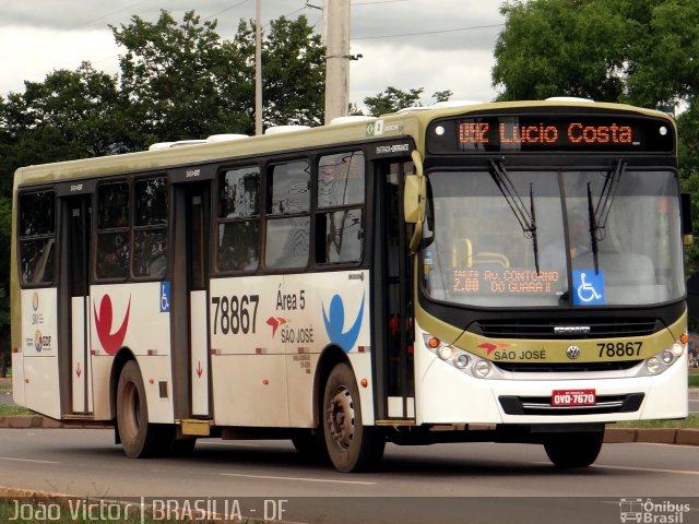 Expresso São José 78867 na cidade de Brasília, Distrito Federal, Brasil, por João Victor. ID da foto: 2524141.