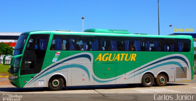 Aguatur Transporte e Turismo 1007 na cidade de Goiânia, Goiás, Brasil, por Carlos Júnior. Número da foto: #2523669.