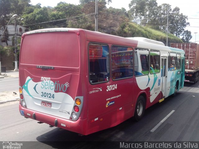 Santa Zita Transportes Coletivos 30124 na cidade de Cariacica, Espírito Santo, Brasil, por Marcos Barcelos da Silva. Número da foto: #2523920.