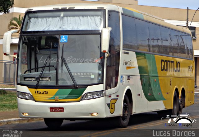 Empresa Gontijo de Transportes 11525 na cidade de Araxá, Minas Gerais, Brasil, por Lucas Borges . ID da foto: 2523325.