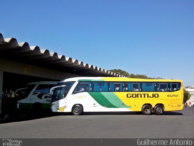 Empresa Gontijo de Transportes 18240 na cidade de Araxá, Minas Gerais, Brasil, por Guilherme Antonio. Número da foto: #2525127.