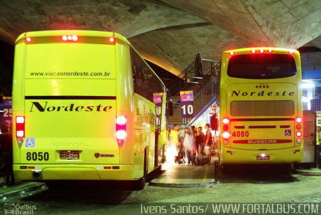 Viação Nordeste 4080 na cidade de Fortaleza, Ceará, Brasil, por Ivam Santos. Número da foto: #2525532.