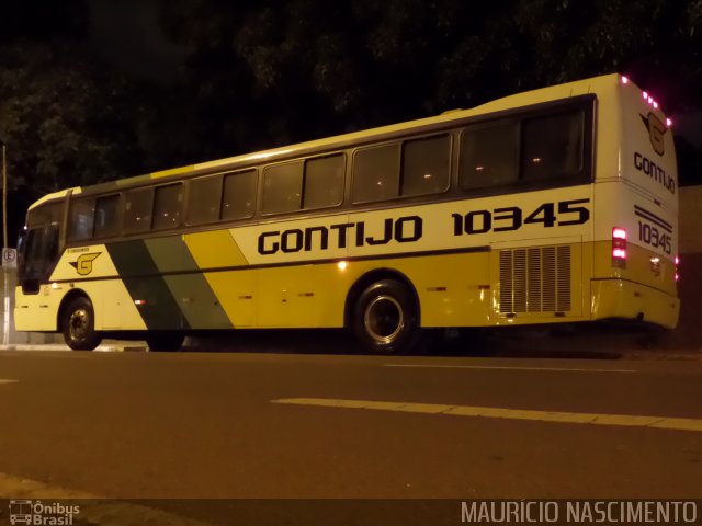 Empresa Gontijo de Transportes 10345 na cidade de Belo Horizonte, Minas Gerais, Brasil, por Maurício Nascimento. Número da foto: #2525494.