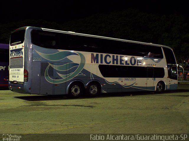 Michelon Turismo 2210 na cidade de Aparecida, São Paulo, Brasil, por Fabio Alcantara. Número da foto: #2564117.
