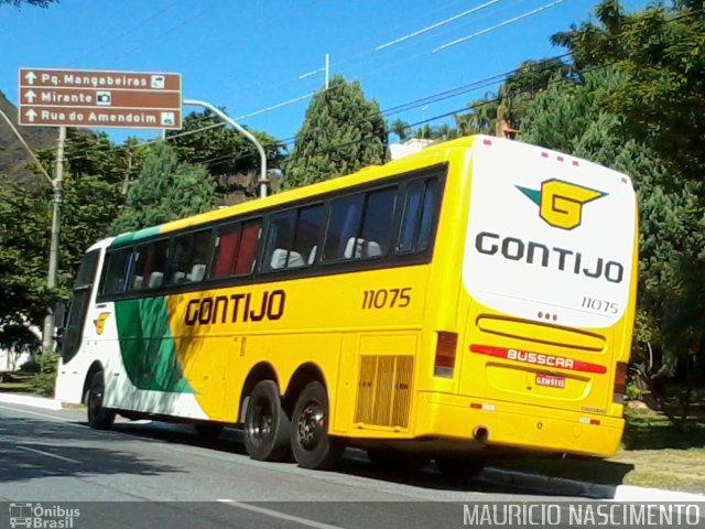 Empresa Gontijo de Transportes 11075 na cidade de Belo Horizonte, Minas Gerais, Brasil, por Maurício Nascimento. ID da foto: 2565814.