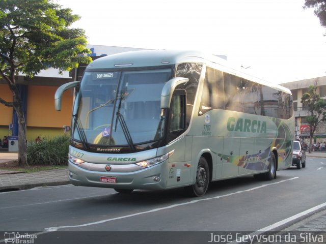 Viação Garcia 7707 na cidade de Sorocaba, São Paulo, Brasil, por José Geyvson da Silva. Número da foto: #2563959.