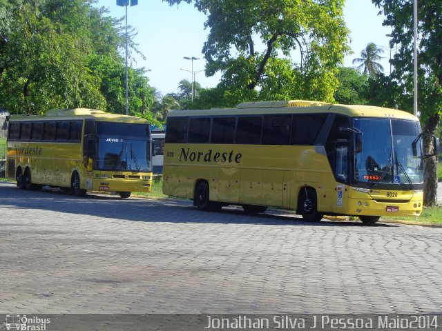 Viação Nordeste 8020 na cidade de João Pessoa, Paraíba, Brasil, por Jonathan Silva. Número da foto: #2564772.