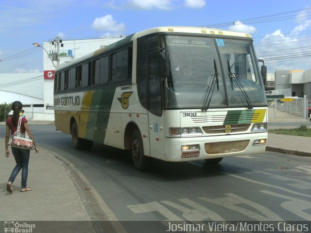 Empresa Gontijo de Transportes 3100 na cidade de Montes Claros, Minas Gerais, Brasil, por Josimar Vieira. ID da foto: 2564861.