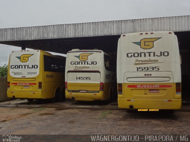 Empresa Gontijo de Transportes 15935 na cidade de Pirapora, Minas Gerais, Brasil, por Wagner Gontijo Várzea da Palma-mg. ID da foto: 2580930.