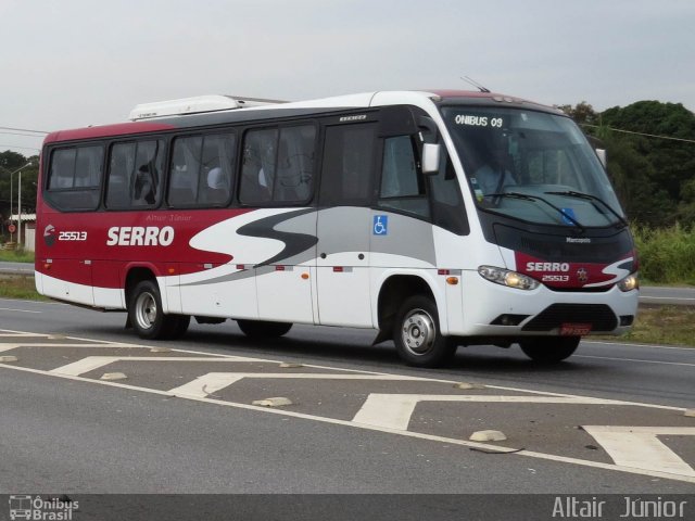 Viação Serro 25513 na cidade de Juatuba, Minas Gerais, Brasil, por Altair Júnior. Número da foto: #2581235.