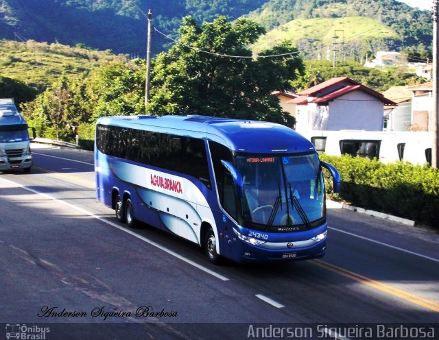 Viação Águia Branca 24340 na cidade de João Neiva, Espírito Santo, Brasil, por Anderson Siqueira Barbosa. Número da foto: #2582101.