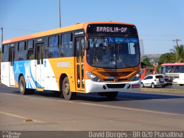 Advance Catedral Transportes 14222 na cidade de Planaltina, Distrito Federal, Brasil, por David Borges. Número da foto: #2581355.