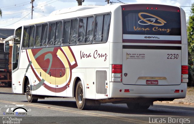 Vera Cruz Transporte e Turismo 2230 na cidade de Araxá, Minas Gerais, Brasil, por Lucas Borges . Número da foto: #2582750.