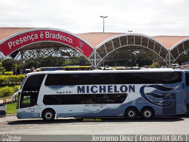 Michelon Turismo 2220 na cidade de Aparecida, São Paulo, Brasil, por Jerônimo Diniz. Número da foto: #2583483.
