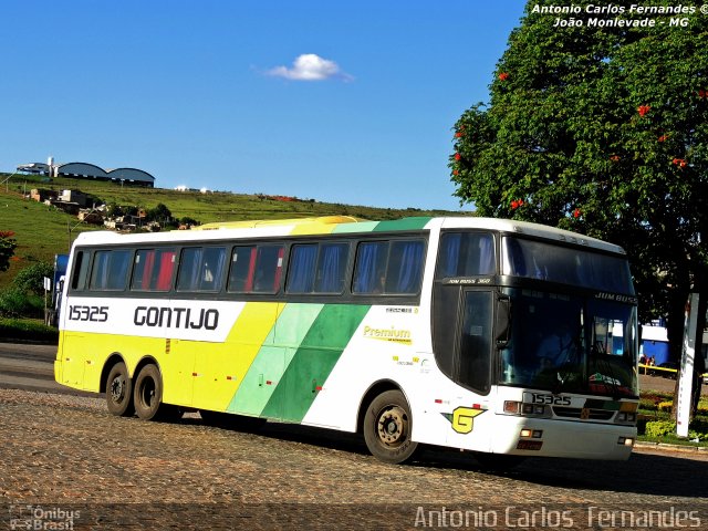 Empresa Gontijo de Transportes 15325 na cidade de João Monlevade, Minas Gerais, Brasil, por Antonio Carlos Fernandes. ID da foto: 2582855.