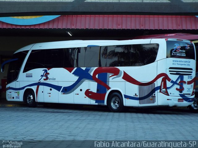 AS Service 5102 na cidade de Guaratinguetá, São Paulo, Brasil, por Fabio Alcantara. Número da foto: #2583054.