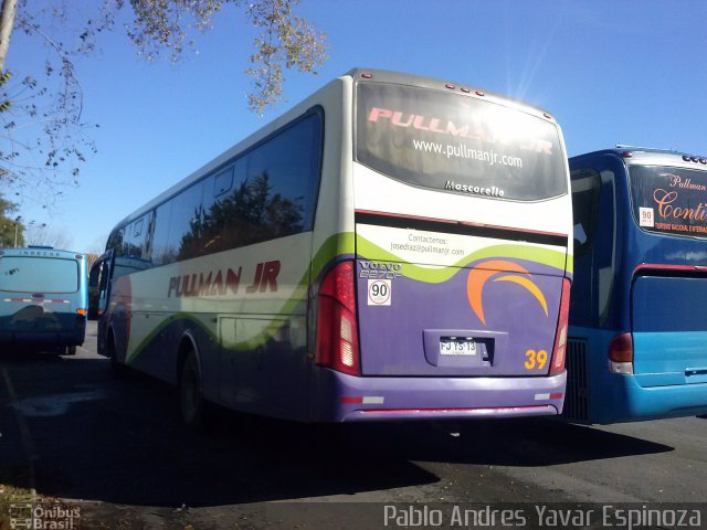 Pullman JR 39 na cidade de Santa Cruz, Colchagua, Libertador General Bernardo O'Higgins, Chile, por Pablo Andres Yavar Espinoza. Número da foto: #2582925.