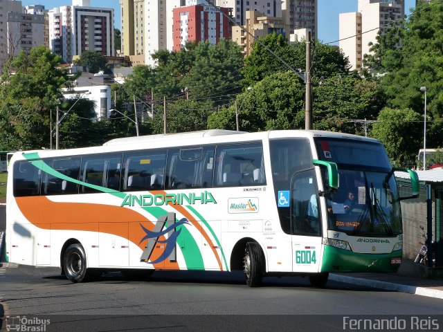 Empresa de Transportes Andorinha 6004 na cidade de Ribeirão Preto, São Paulo, Brasil, por Fernando Reis. ID da foto: 2582689.
