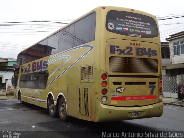 FX2 Bus 7 na cidade de Rio de Janeiro, Rio de Janeiro, Brasil, por Marco Antônio Silva de Góes. ID da foto: 2583049.