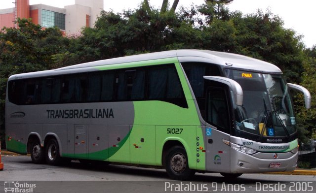 Transbrasiliana Transportes e Turismo 51027 na cidade de São Paulo, São Paulo, Brasil, por Cristiano Soares da Silva. Número da foto: #2583522.