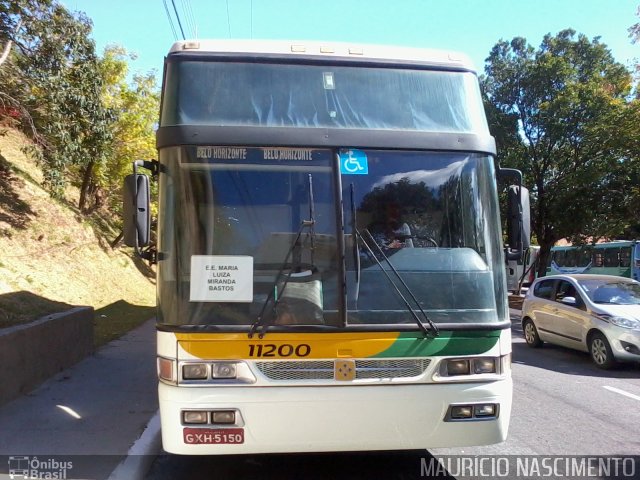 Empresa Gontijo de Transportes 11200 na cidade de Belo Horizonte, Minas Gerais, Brasil, por Maurício Nascimento. Número da foto: #2586005.