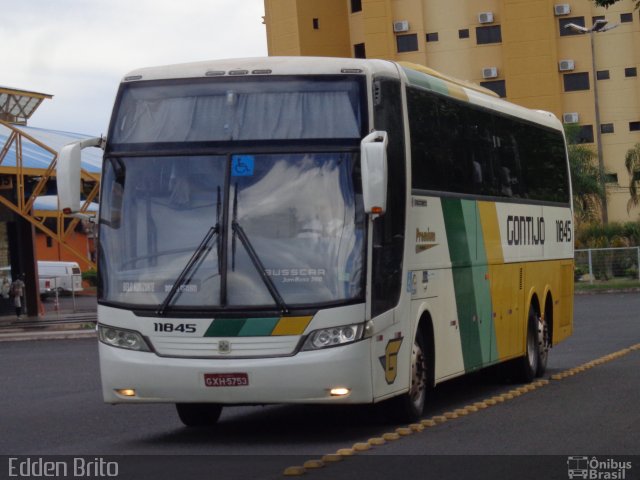 Empresa Gontijo de Transportes 11845 na cidade de Uberaba, Minas Gerais, Brasil, por Edden Brito. Número da foto: #2585286.