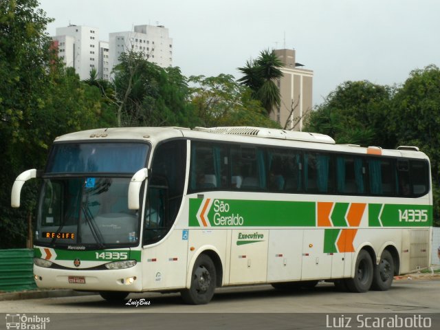 Cia. São Geraldo de Viação 14335 na cidade de Curitiba, Paraná, Brasil, por Luiz Scarabotto . ID da foto: 2584572.