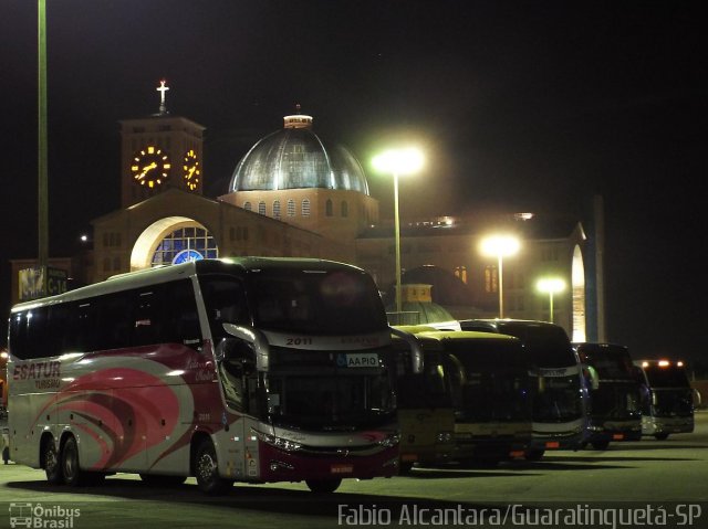 Esatur Turismo 2011 na cidade de Aparecida, São Paulo, Brasil, por Fabio Alcantara. Número da foto: #2584633.