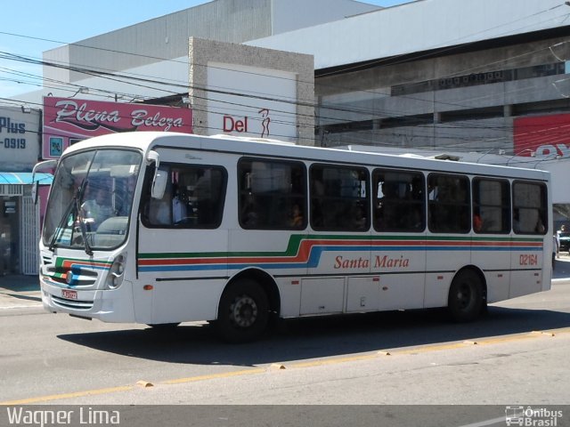 Auto Ônibus Santa Maria Transporte e Turismo 02164 na cidade de Natal, Rio Grande do Norte, Brasil, por Wagner Lima. ID da foto: 2584279.