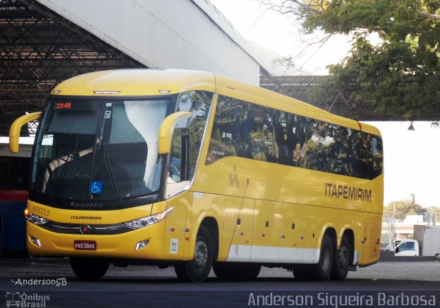 Viação Itapemirim 60033 na cidade de Vitória, Espírito Santo, Brasil, por Anderson Siqueira Barbosa. ID da foto: 2585201.