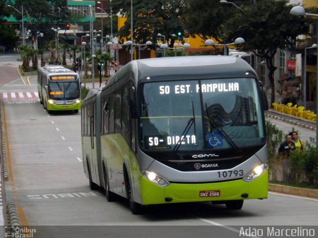 Milênio Transportes 10793 na cidade de Belo Horizonte, Minas Gerais, Brasil, por Adão Raimundo Marcelino. Número da foto: #2585705.